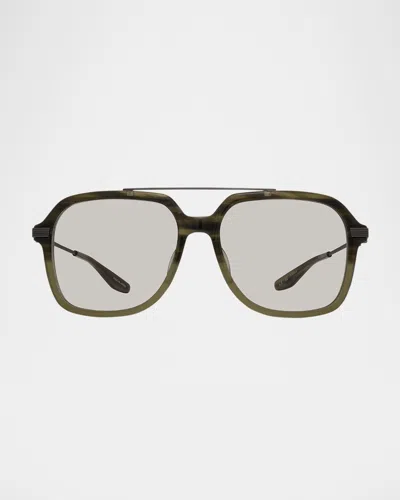 BARTON PERREIRA D. ELLIS PLASTIC & TITANIUM AVIATOR SUNGLASSES