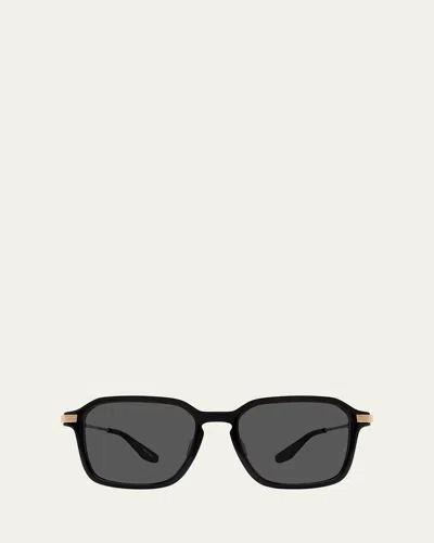 Barton Perreira Delo5401kw Square Zyl Sunglasses In Black / Gold