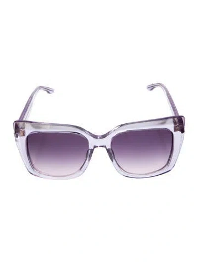 Pre-owned Barton Perreira Devine Cat-eye Sunglasses In Purple