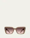 Barton Perreira Devine Zyl Butterfly Sunglasses In Brown