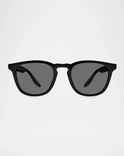Barton Perreira Dino 50mm Round Sunglasses In Black / As