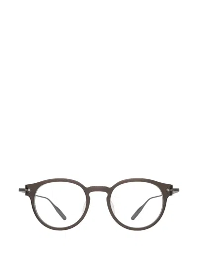 Barton Perreira Eugene Geometric-frame Glasses In Brown