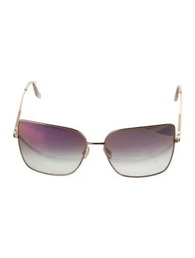Pre-owned Barton Perreira Fair Lady Square Sunglasses