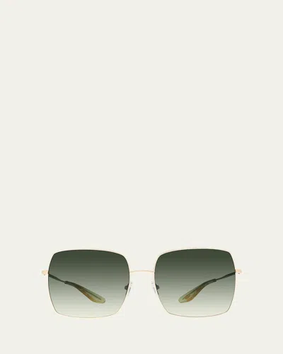 BARTON PERREIRA FOLASADE TITANIUM SQUARE SUNGLASSES