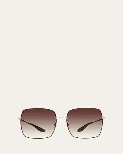 BARTON PERREIRA FOLASADE TITANIUM SQUARE SUNGLASSES