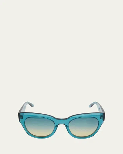 Barton Perreira Lioness Mixed-media Butterfly Sunglasses In Voyage Thunderstruck