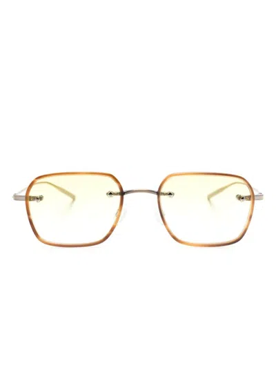 Barton Perreira Louie Sunglasses In Brown