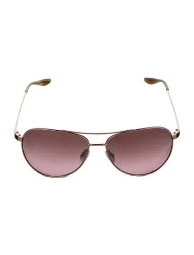 Pre-owned Barton Perreira Lovitt Aviator Sunglasses In Pink