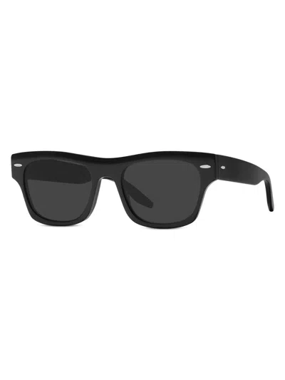 Barton Perreira Men's Blackwell 53mm Rectangle Sunglasses