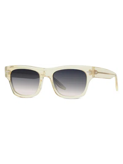 Barton Perreira Men's Blackwell 53mm Rectangle Sunglasses In Gray