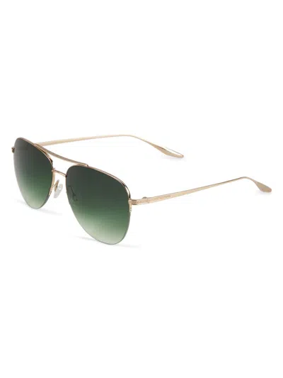 Barton Perreira Men's Core Chevalier 57mm Aviator Sunglasses