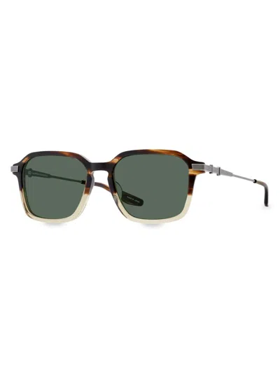 Barton Perreira Men's Delon 54mm Rectangular Sunglasses In Multi