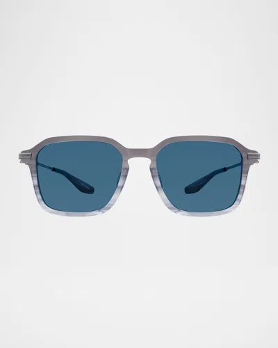 Barton Perreira Men's Delon Acetate And Titanium Rectangle Sunglasses