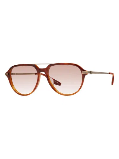 Barton Perreira Men's Dunn 55mm Aviator Sunglasses In Brown