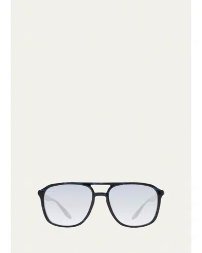 Barton Perreira Men's Gyalis Acetate Navigator Frames In Red