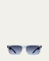 BARTON PERREIRA MEN'S WALKER ZYL SQUARE SUNGLASSES