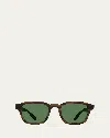 Barton Perreira Bp40023 I Winton Sun In Matte Sulcata Tortoise Forest