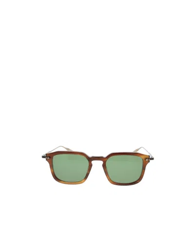 Barton Perreira Nolan Sqaure Frame Sunglasses In Burgundy