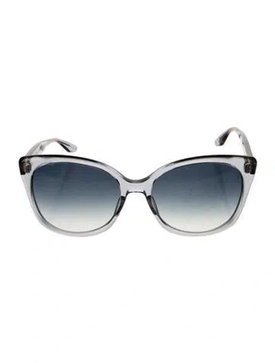 Pre-owned Barton Perreira Oversize Gradient Sunglasses In Gray