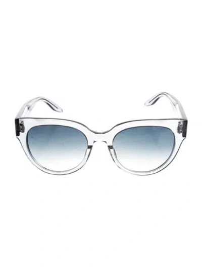 Pre-owned Barton Perreira Oversize Gradient Sunglasses In Grey