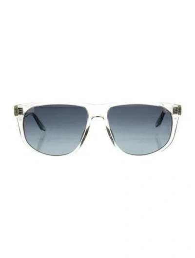 Pre-owned Barton Perreira Oversize Gradient Sunglasses In Transparent
