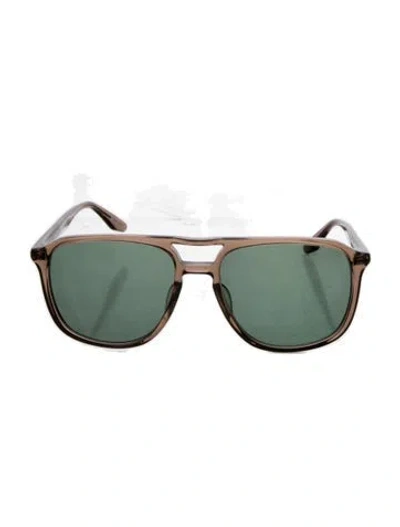 Pre-owned Barton Perreira Oversize Tinted Sunglasses In Neutrals