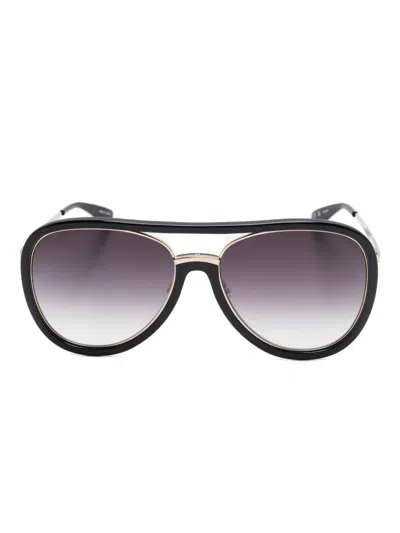 Barton Perreira Oversized-frame Sunglasses In Black
