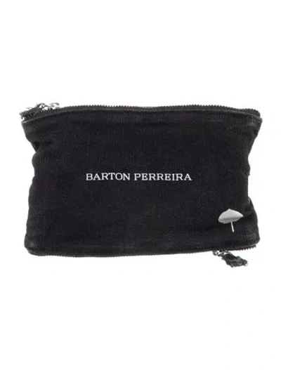 Pre-owned Barton Perreira Printed Wallet In Black