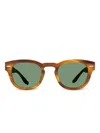 Barton Perreira Round-frame Sunglasses In Green