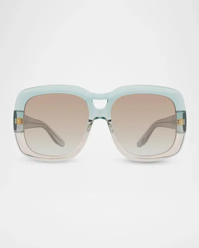 Barton Perreira Sly 56mm Oversized Sunglasses In Summer Fling Amara