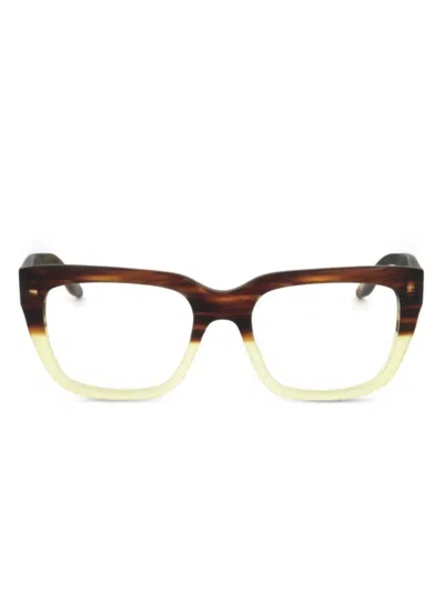 Barton Perreira Square-frame Glasses In Brown