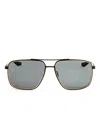 Barton Perreira Square-frame Sunglasses In Gray