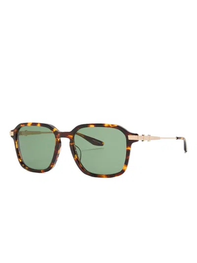 Barton Perreira Square-frame Sunglasses In Brown