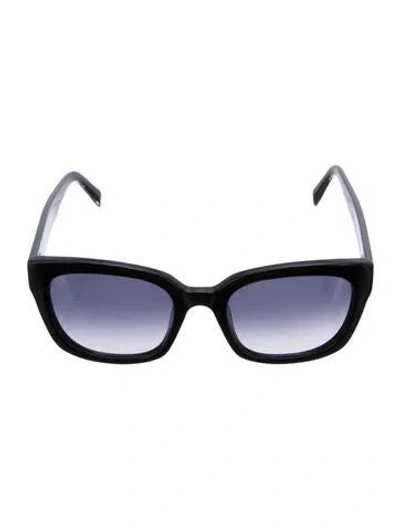Pre-owned Barton Perreira Square Gradient Sunglasses In Black