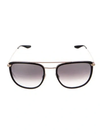 Pre-owned Barton Perreira Square Gradient Sunglasses In Black