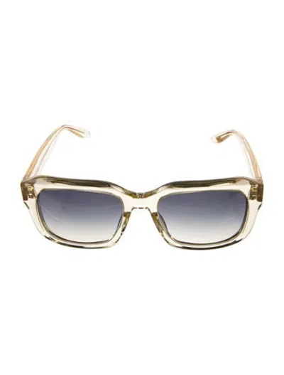 Pre-owned Barton Perreira Square Gradient Sunglasses In Clear/neutrals