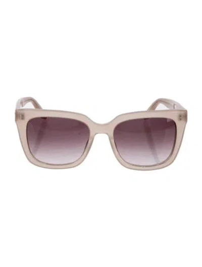 Pre-owned Barton Perreira Square Gradient Sunglasses In Pink