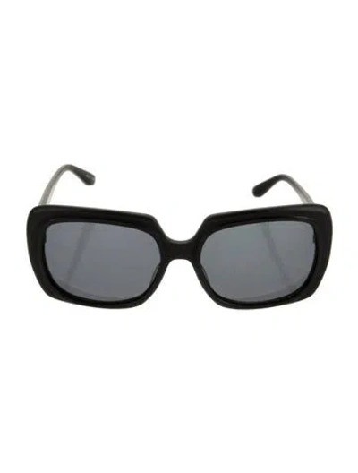 Pre-owned Barton Perreira Square Tinted Sunglasses In Black