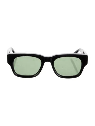Pre-owned Barton Perreira Square Tinted Sunglasses In Black
