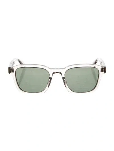 Pre-owned Barton Perreira Square Tinted Sunglasses In Gray