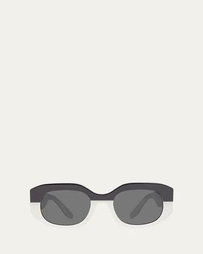 BARTON PERREIRA SUENO ACETATE RECTANGLE SUNGLASSES