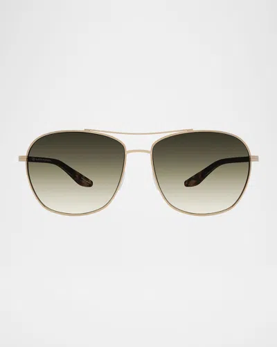 BARTON PERREIRA SULLY AVIATOR TITANIUM SUNGLASSES
