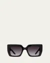 Barton Perreira Wailua Black Zyl Butterfly Sunglasses In Wailua Black / Smolder (ar)