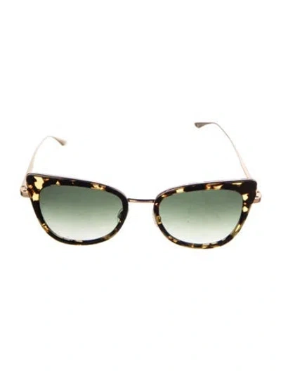 Pre-owned Barton Perreira Wayfarer Gradient Sunglasses In Brown