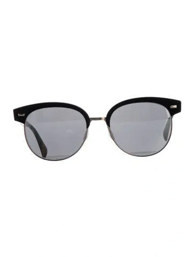 Pre-owned Barton Perreira Wayfarer Tinted Sunglasses In Black