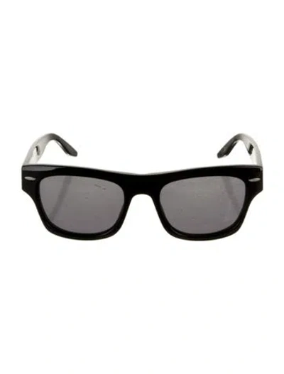 Pre-owned Barton Perreira Wayfarer Tinted Sunglasses In Black