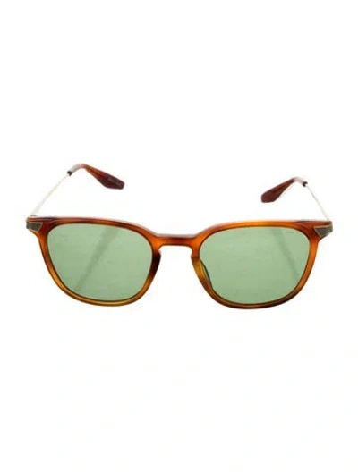 Pre-owned Barton Perreira Wayfarer Tinted Sunglasses In Brown