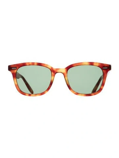 Pre-owned Barton Perreira Wayfarer Tinted Sunglasses In Brown