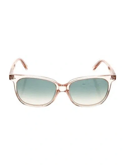 Pre-owned Barton Perreira Wayfarer Tinted Sunglasses In Pink