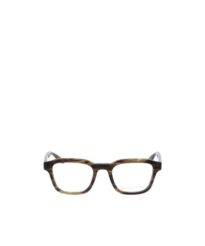 Barton Perreira Winton Square Frame Glasses In Brown
